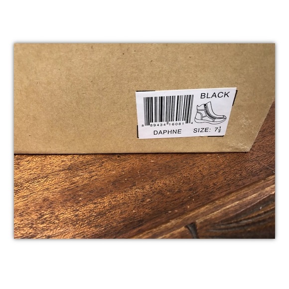 Serene Island, women, boots, casual, outdoor, faux leather, black, size 7.5.: - Picture 8 of 11